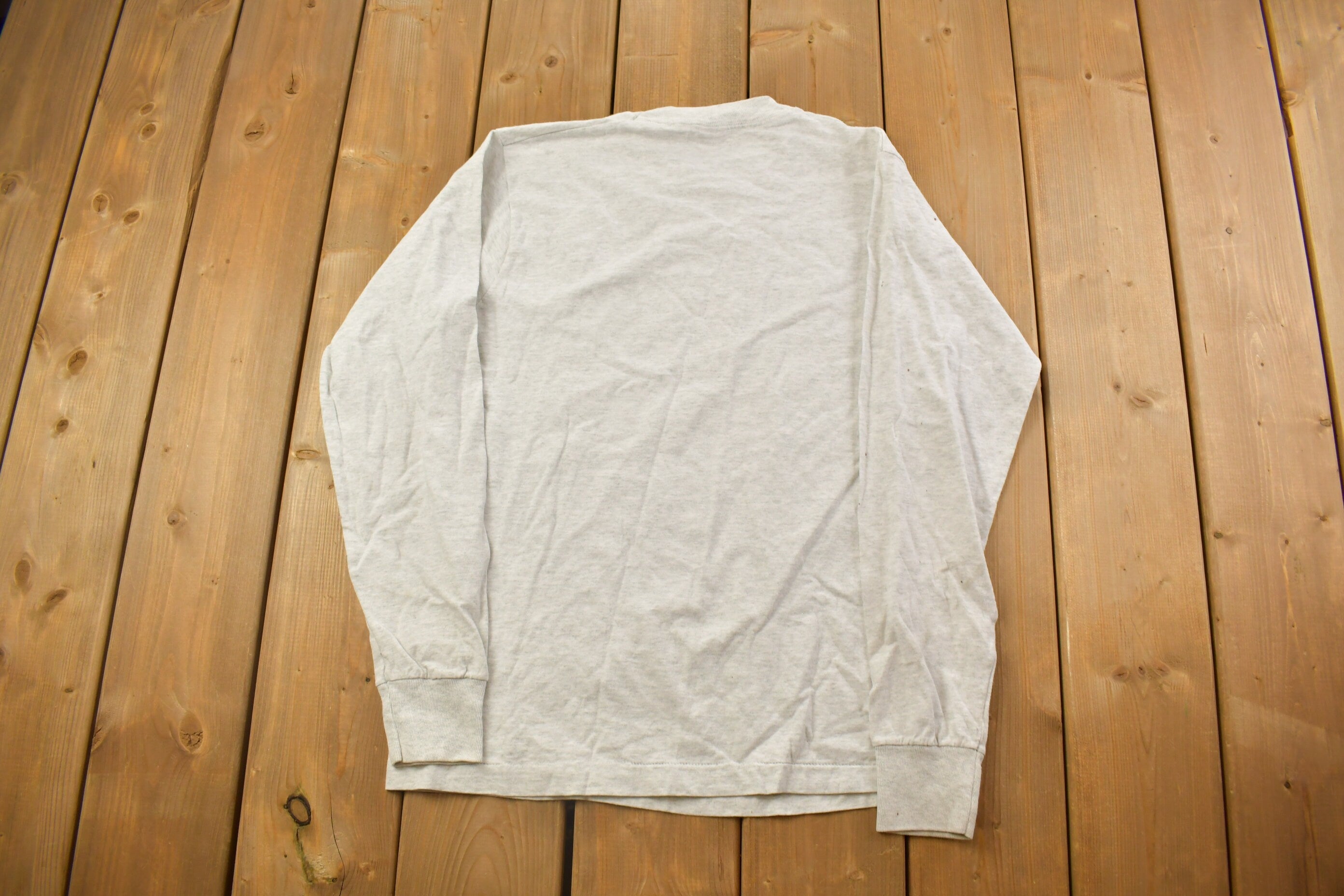 Vintage 1990s Fruit Of The Loom Blank Long Sleeve Shirt