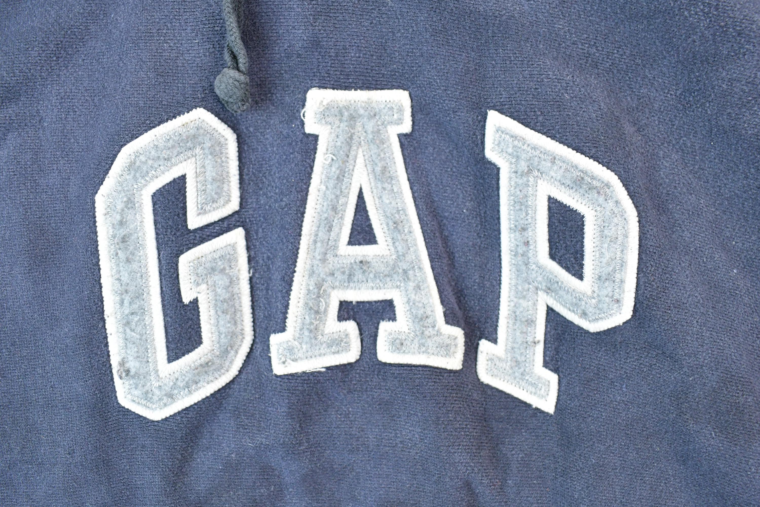 Vintage 1990s GAP Graphic Embroidered Hoodie