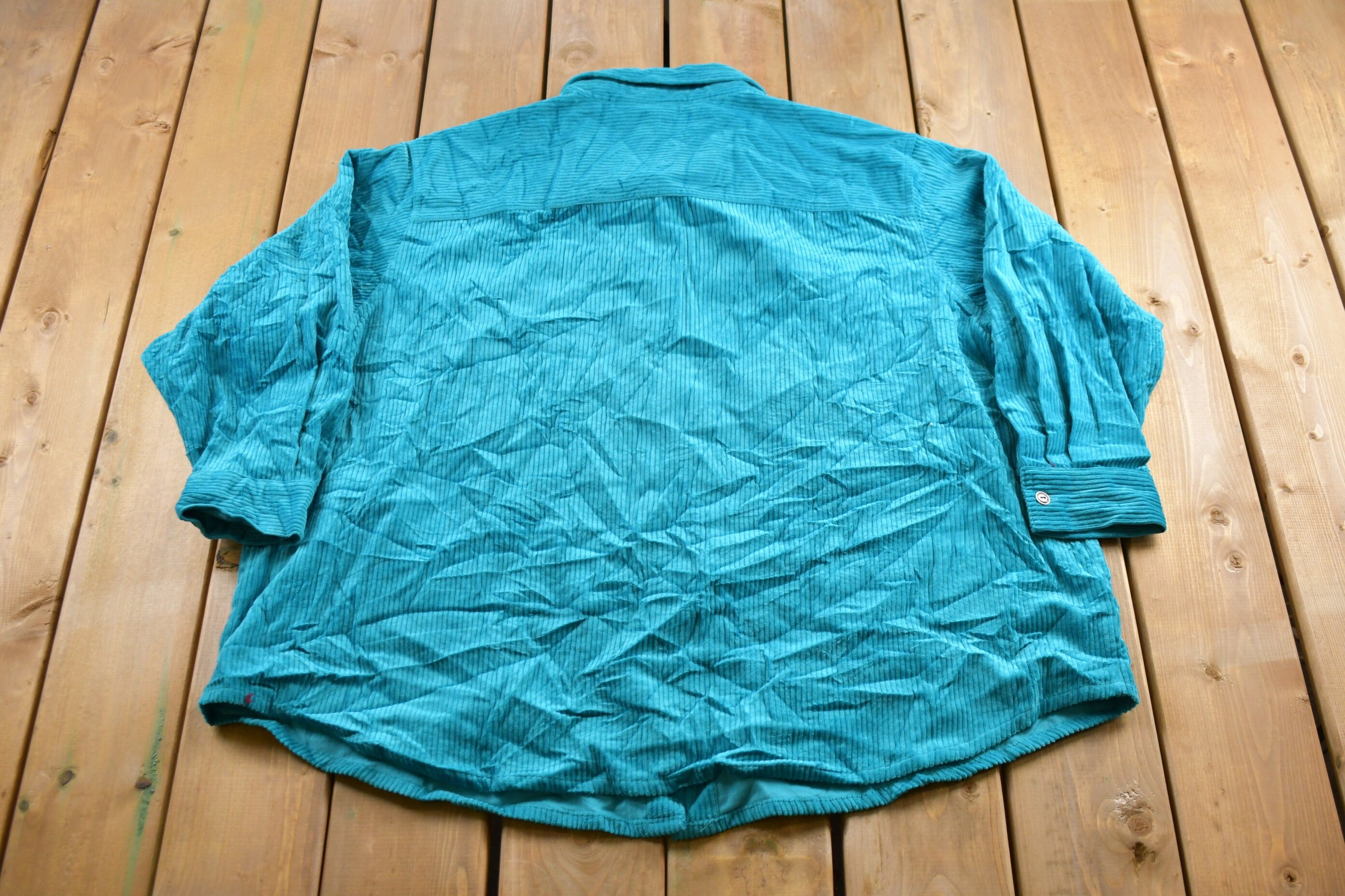 Vintage 1990s Roaman's Corduroy Button Up Shirt