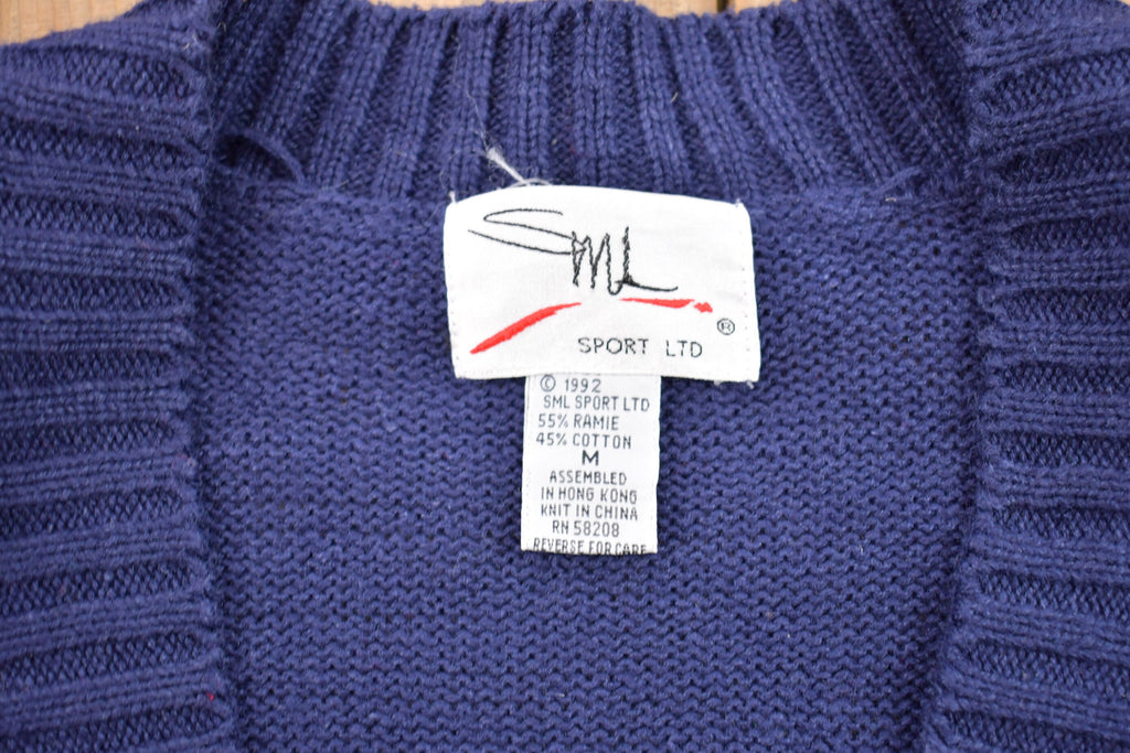 Vintage 1990s Geometric Knitted Cardigan