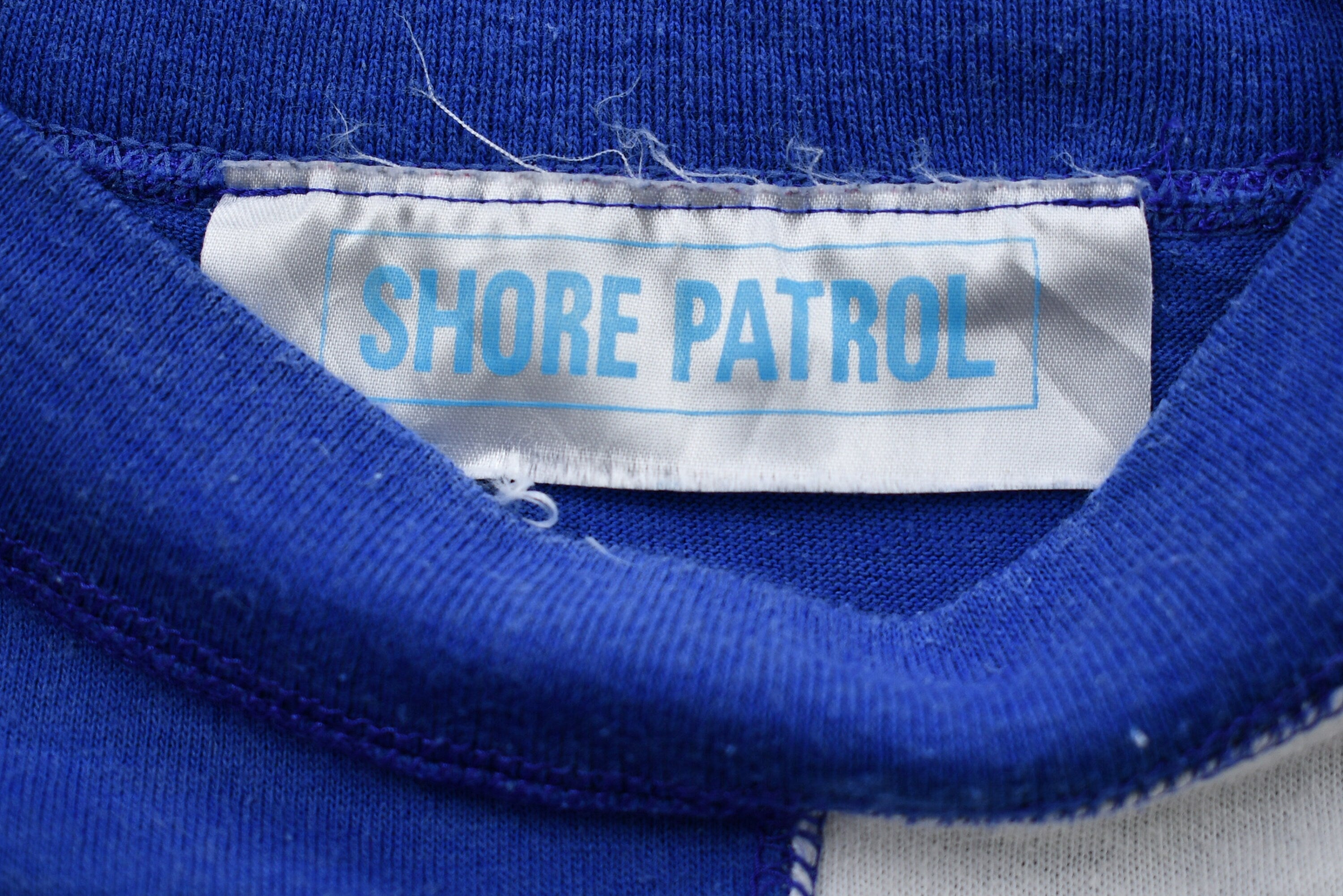 Vintage 1990s Shore Patrol Surfing Team Color Block T-Shirt