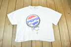Vintage 1990s Pepsi Graphic T-Shirt Cropped Adult Medium
