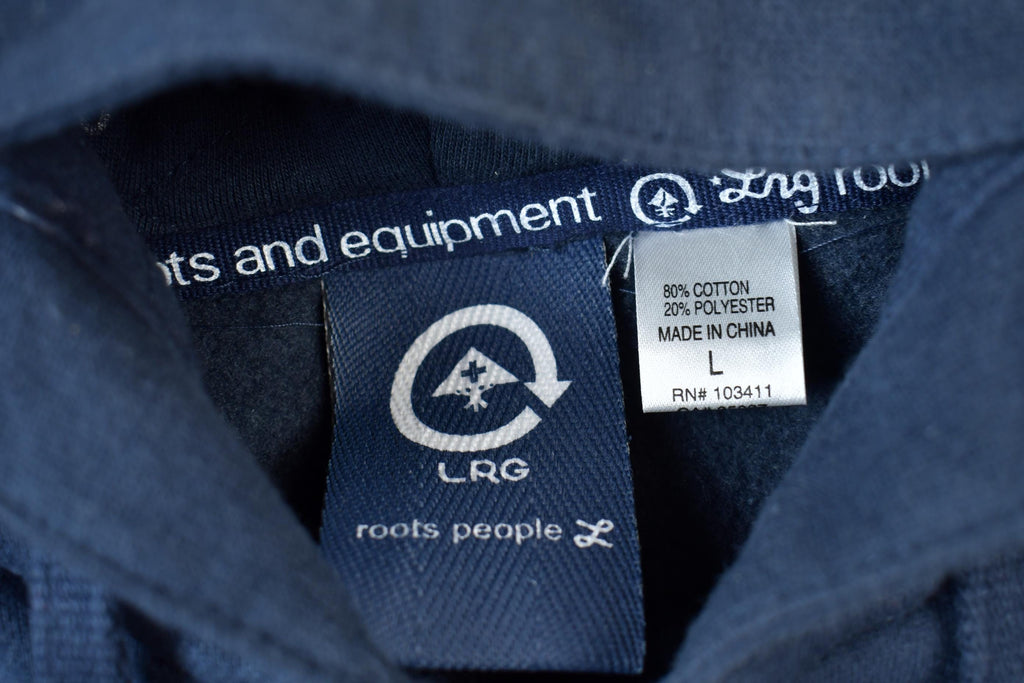 Vintage Deadstock Y2K LRG Embroidered Hoodie / Streetwear / Size L / Oversized / Y2K Style / Vintage Hoodie / NWT