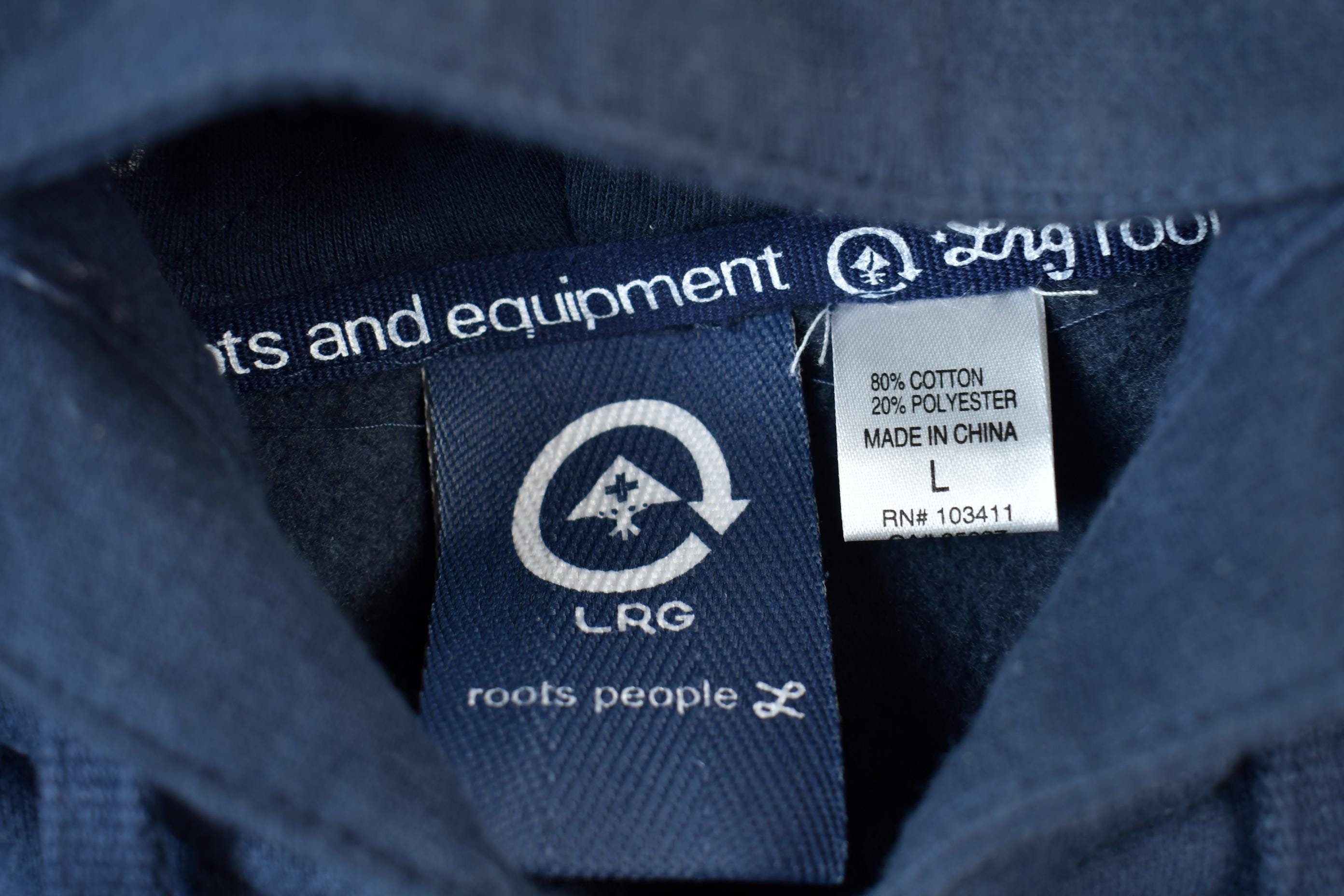 Vintage Deadstock Y2K LRG Embroidered Hoodie