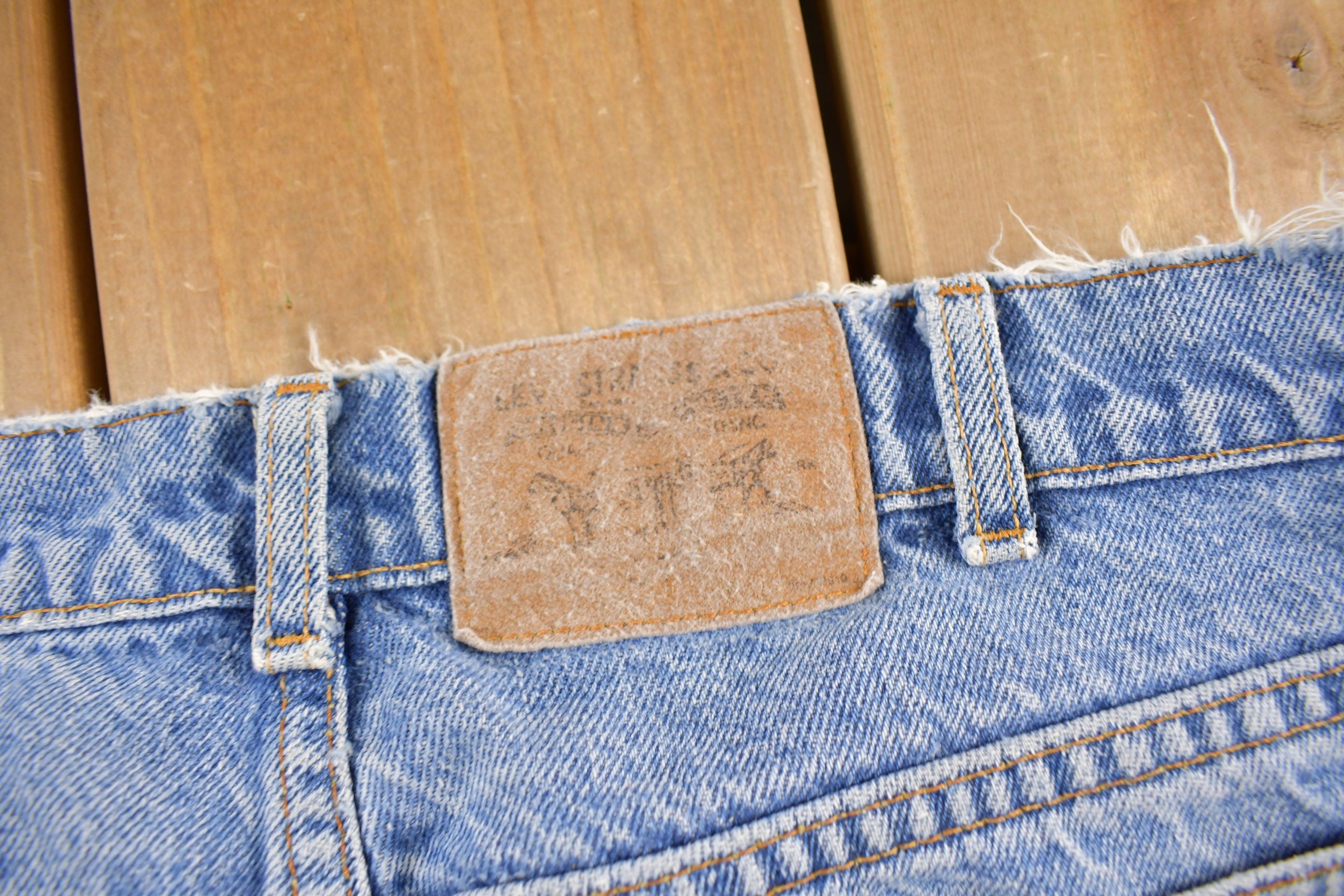 Vintage 1970s Levi's Orange Tab Denim Jeans Size 30 x 26
