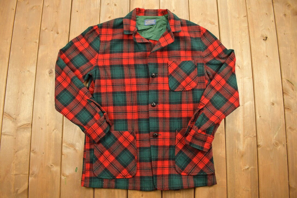 Vintage 1960s Pendleton Woolen Mills Vintage Button Up Blazer Shirt