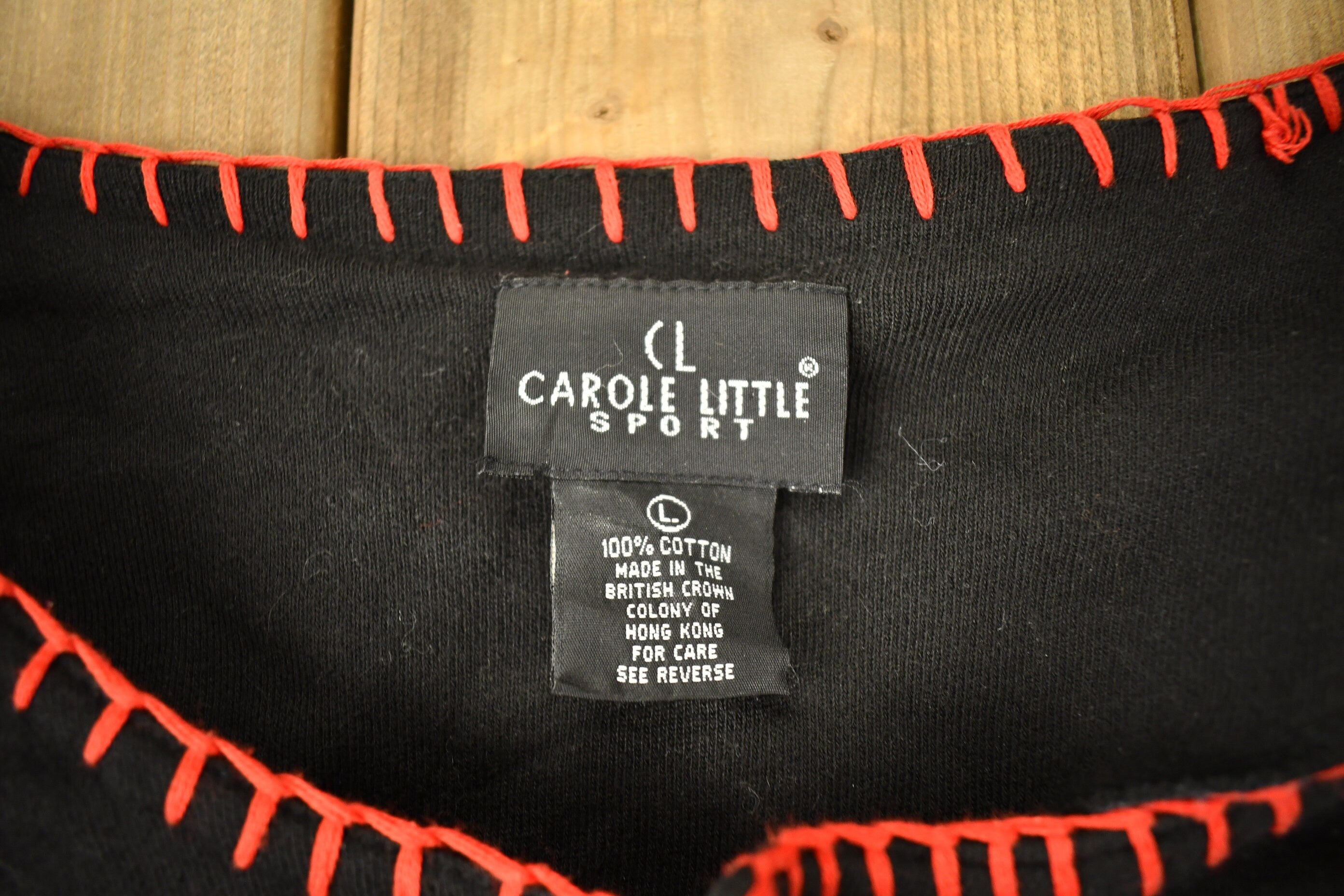Vintage 1990s Carole Little Sport Cardigan Sweater