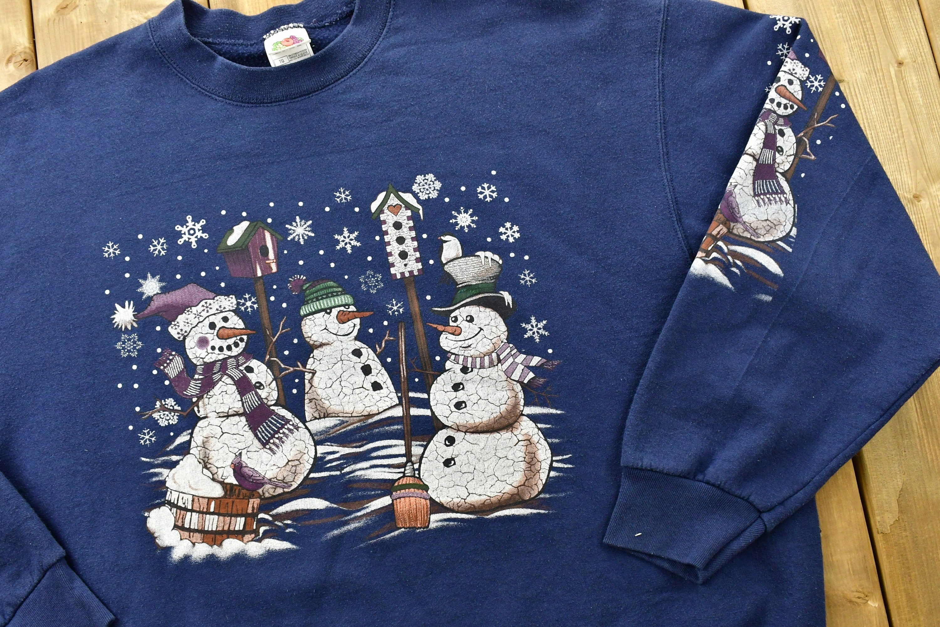 Vintage 90's Snowman Winter Crewneck
