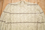 Vintage 1980s 100% Wool Cable Knit Sweater
