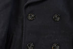 Vintage 1940s WW2-Cold War Era Naval Wool Coat Men's Small /