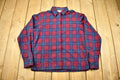 Vintage 1960s Pendleton Plaid Button Up Flannel Shirt