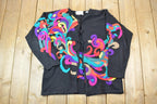 Vintage 1990s Marisa Christina Knit Button Up Sweater