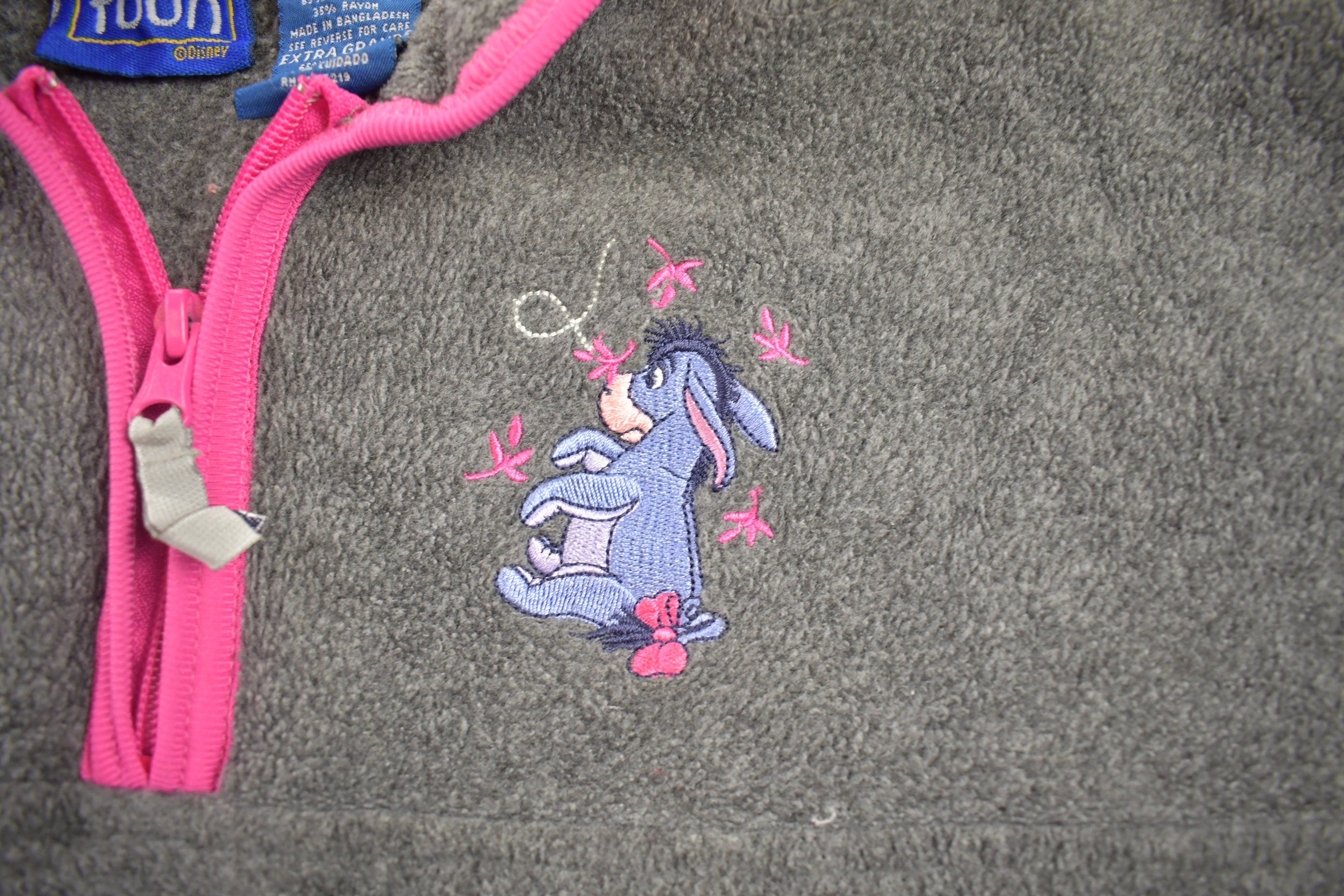 Vintage 1990s Winnie The Pooh Themed Fleece Sweater