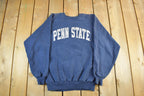 Vintage 1990s Penn State University Champion Reverse Weave Crewneck Sweatshirt Men's Large