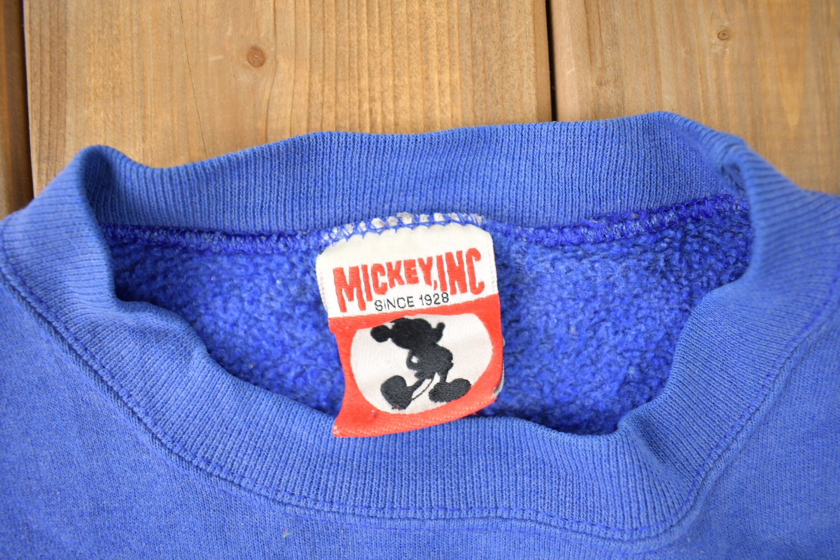 Vintage 1990s Walt Disney World Mickey INC Disney Crewneck Made In USA