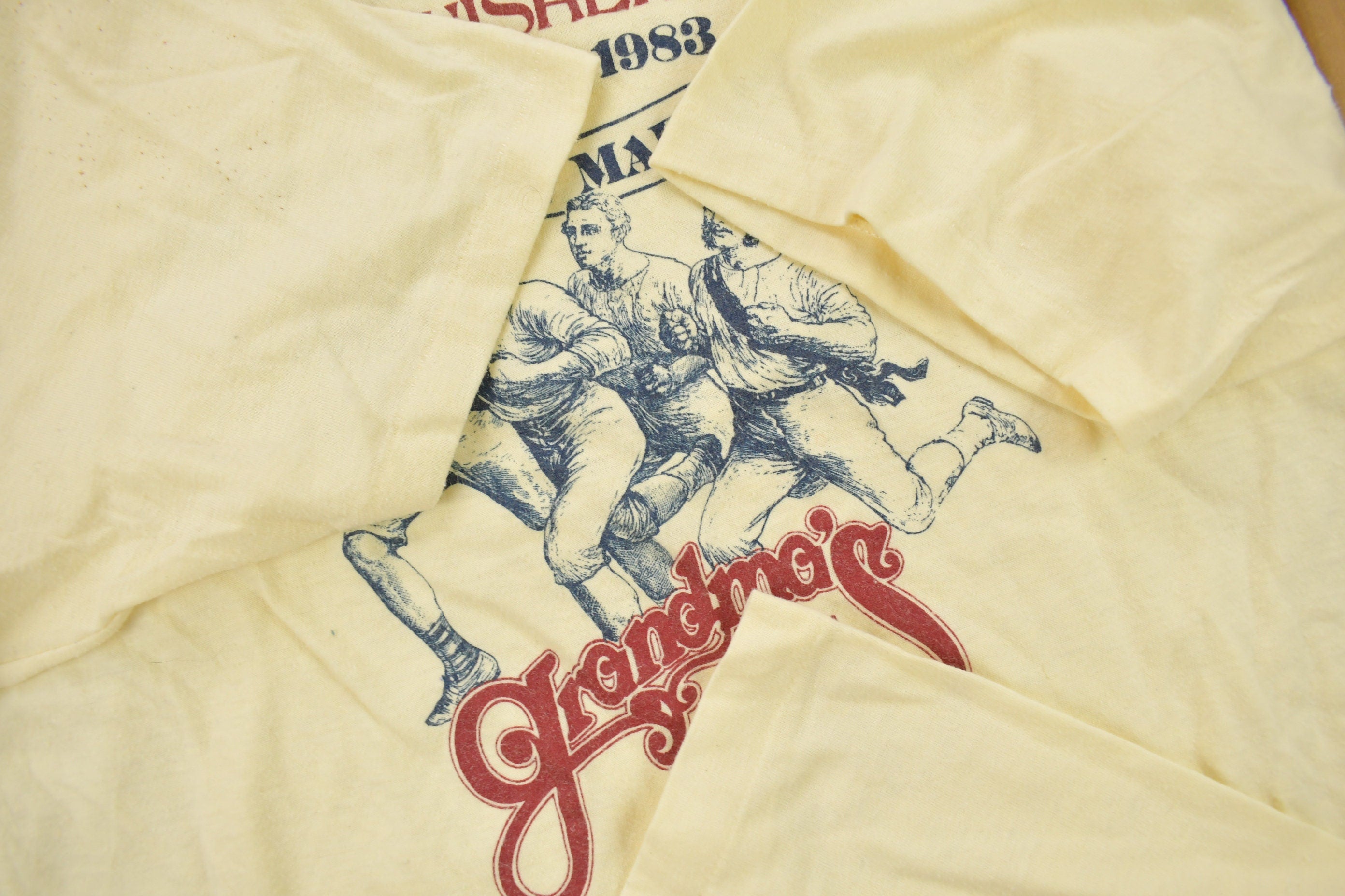 Vintage 1983 Canal Park Duluth Minnesota 7th Annual Marathon Graphic T Shirt