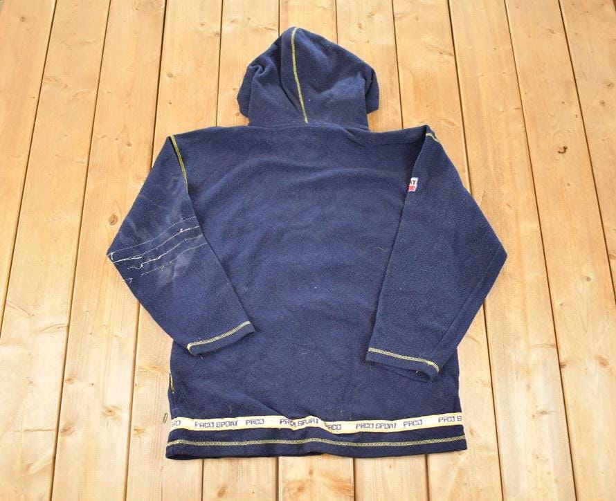 Vintage 1990s Paco Sport Fleece Outdoorsman Hoodie Sweater Men's L