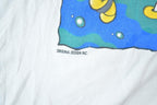 Vintage 1990s Think Positive Funny Fish Graphic T-Shirt  Vintage T Shirt  Streetwear  Graphic Tee  Single Stitch