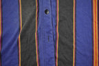 Vintage 1990s Striped Button Up Short Sleeve