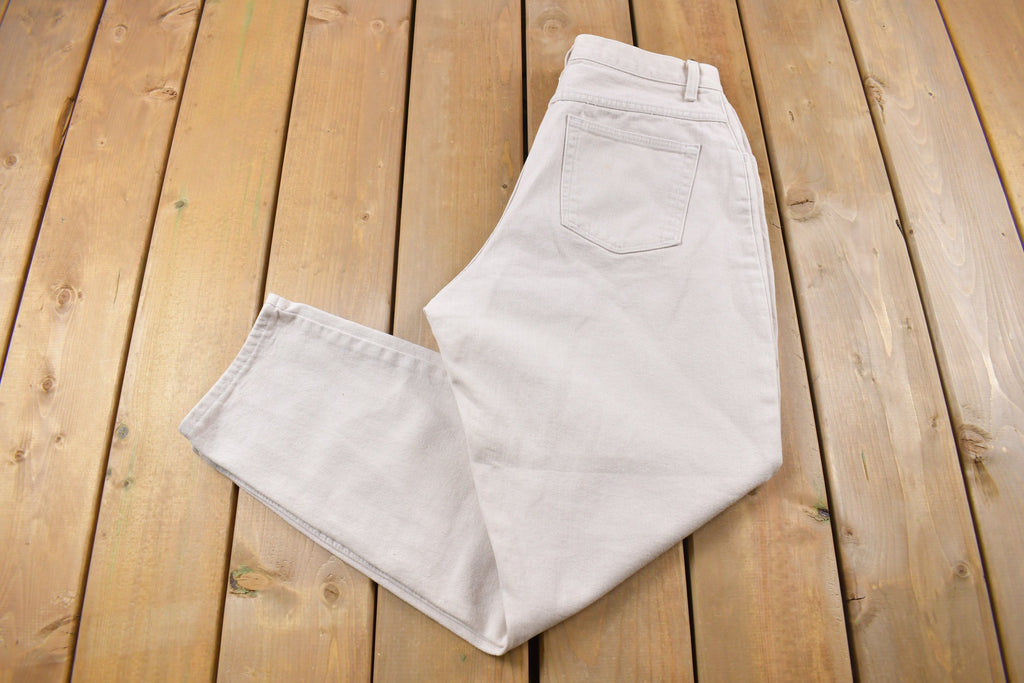 Vintage 1980's Wrangler Eggshell White Jeans 31 x 29