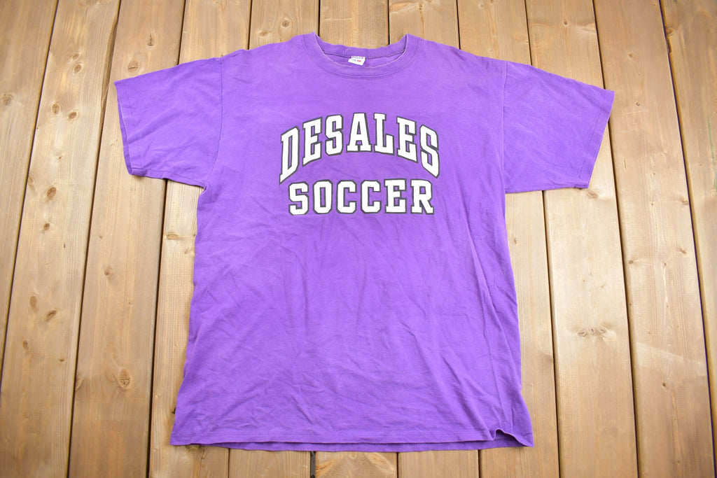 Vintage 1990s Desales Soccer Russell T-Shirt
