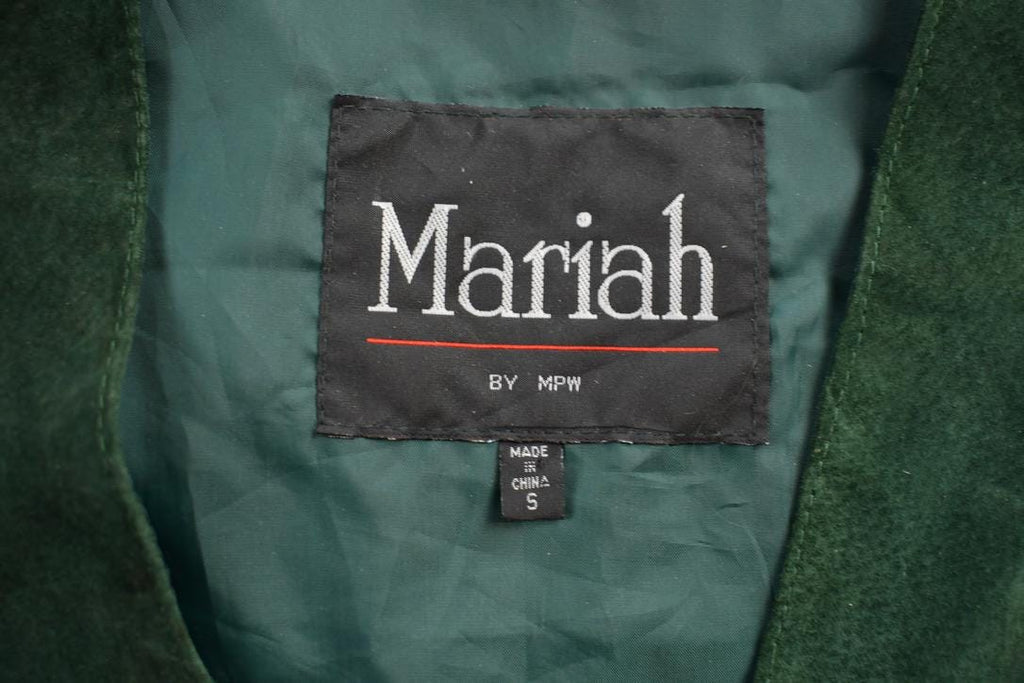Vintage 1990s Mariah by MPW Suede Leather Vest