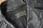 Vintage 1980s Cosa Nova Women's Full Length Leather Trench Coat made In Canada