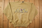 Vintage 1990s Golfer Graphic Crewneck Sweatshirt