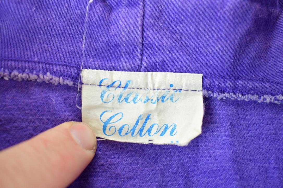 Vintage 1990s Vancouver Canada Granville Island Heavy Cotton Quarter Zip Souvenir Crewneck Sweatshirt