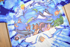 Vintage 1993 Ocean Theme Sea Life Tie Dye T Shirt