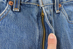 Vintage 1990s Levi's 505 Regular Straight Fit Denim Blue Jeans Men's 29 x 27.5 / 90s Levi's / Streetwear / Made in USA