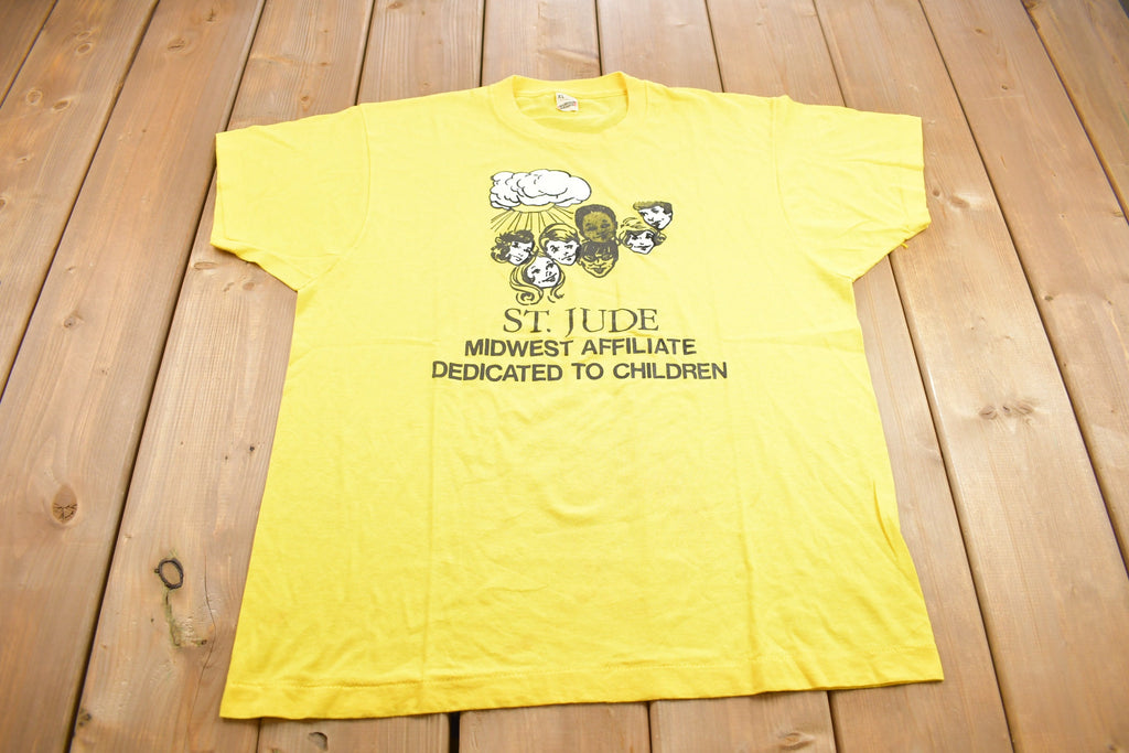 Vintage 1980s St. Jude Children's Cancer Research Centre Graphic T Shirt
