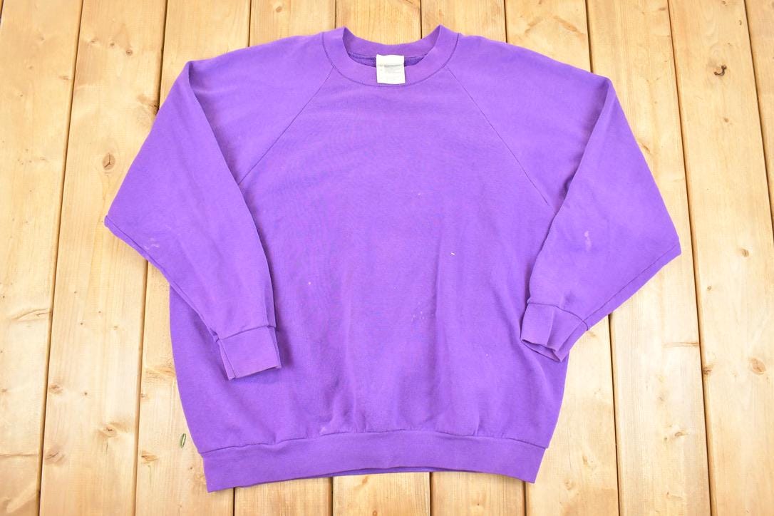 Vintage 1990s FOTL Blank Crewneck Sweatshirt Women's XXL