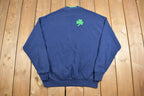 Vintage 1990s Whats Up Front Clover Embroidered Crewneck Sweatshirt
