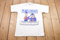 Vintage 1990s Plat & Ville Graphic T Shirt