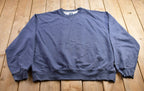 Vintage 1990s Champion Blank Blue Crewneck Sweatshirt