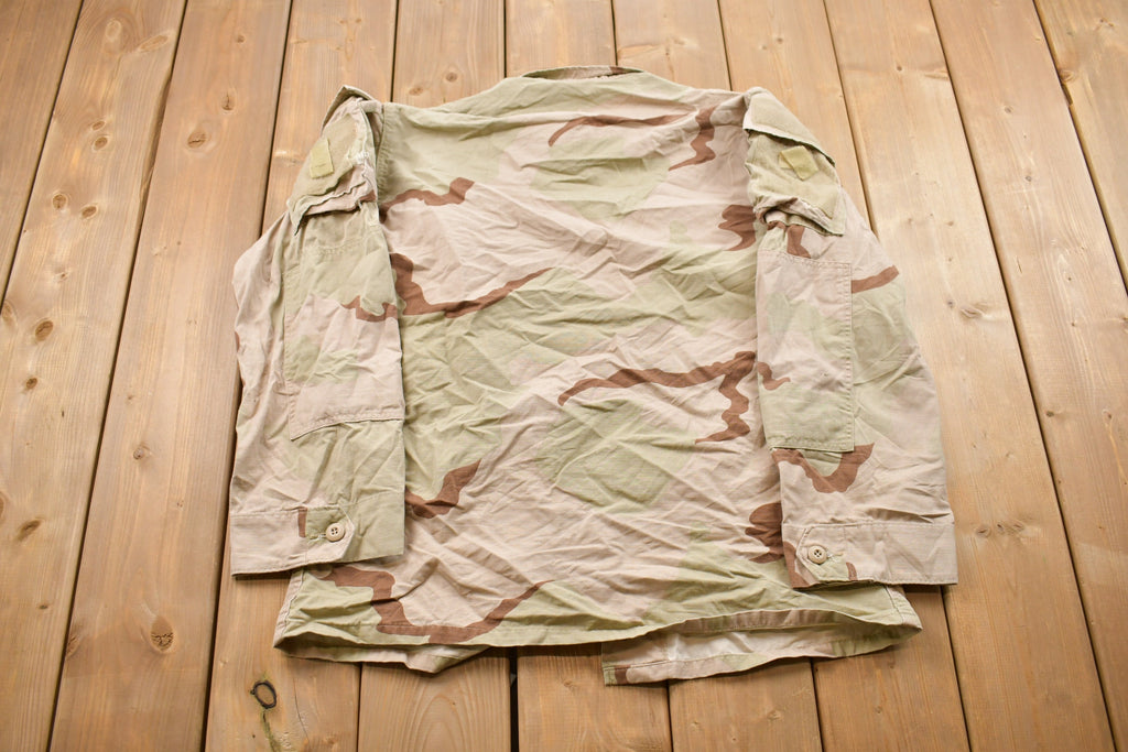 Vintage Military Button Up Shirt