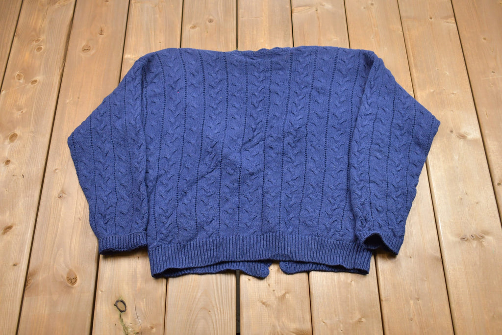 Vintage 1990s Northern Aisles Button Up Cardigan Sweater