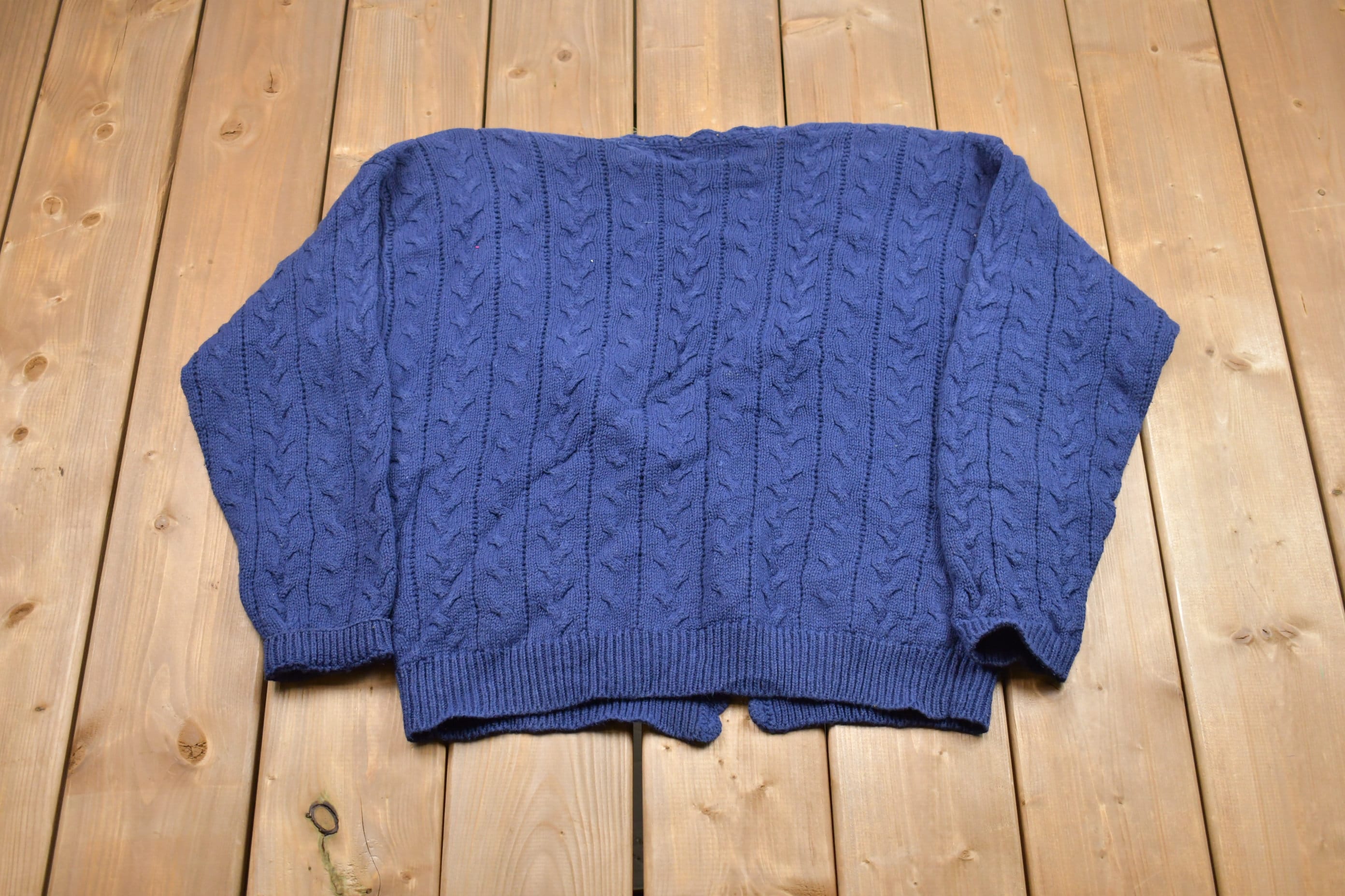 Vintage 1990s Northern Aisles Button Up Cardigan Sweater