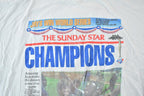 Vintage 1992 Toronto Blue Jays World Series Sunday Star MLB Graphic T-Shirt