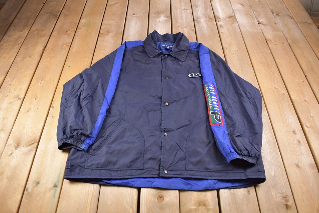 Vintage 1990s Polo Sport Ralph Lauren Blue Windbreaker