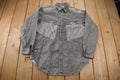 Vintage 1990s Grey Striped Button Up Shirt