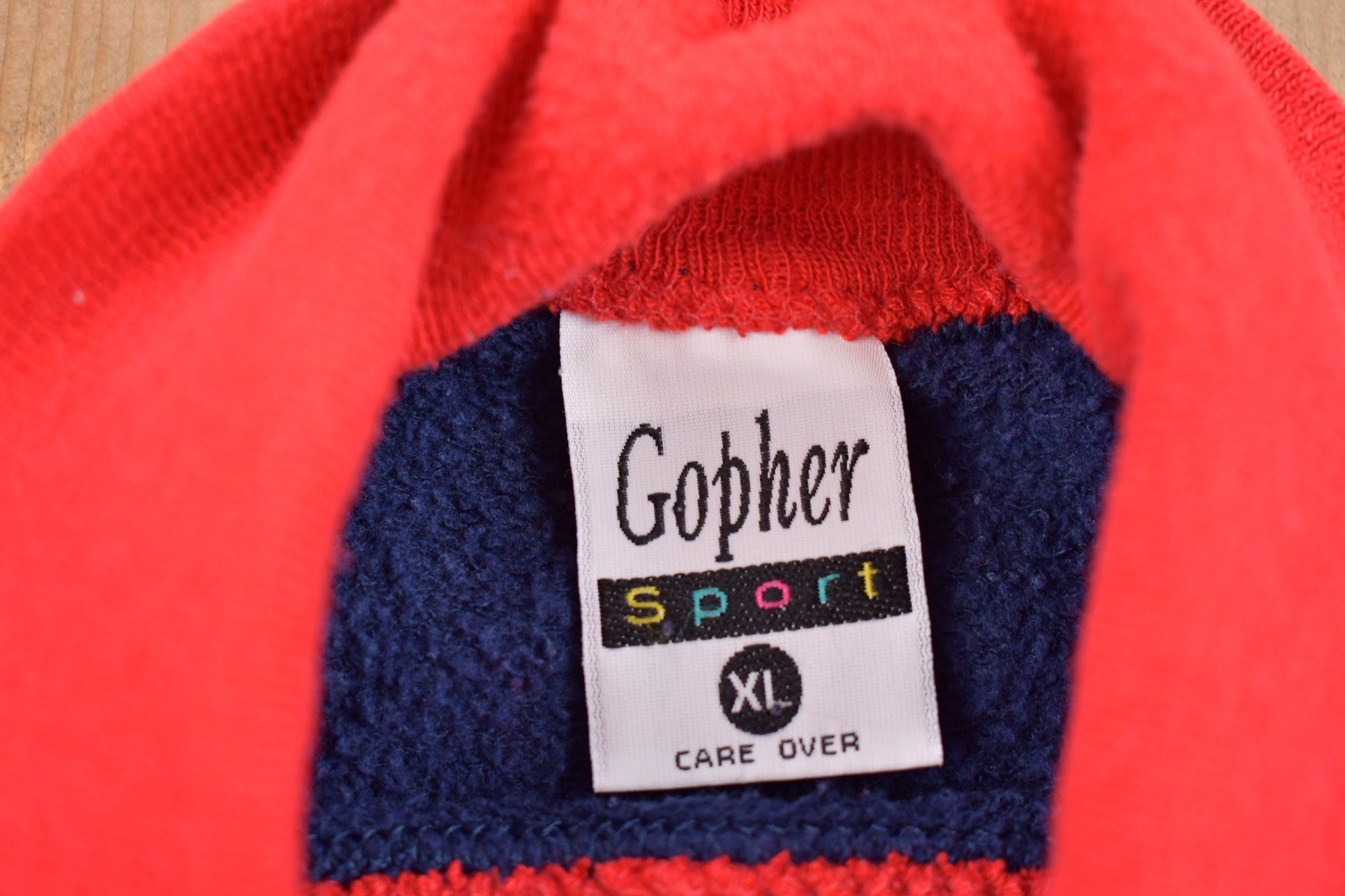 Vintage 1990s Gopher Sport Stocking Christmas Sweater , 90s Holiday Crewneck , Winter Wear , Festive Graphic Print