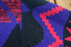 Vintage 1980s Express Knitted Abstract Cardigan Sweater Jacket