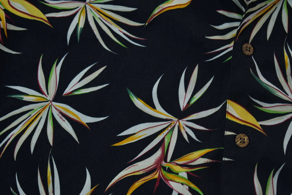 Vintage 1990s floral Graphic Button up T-Shirt