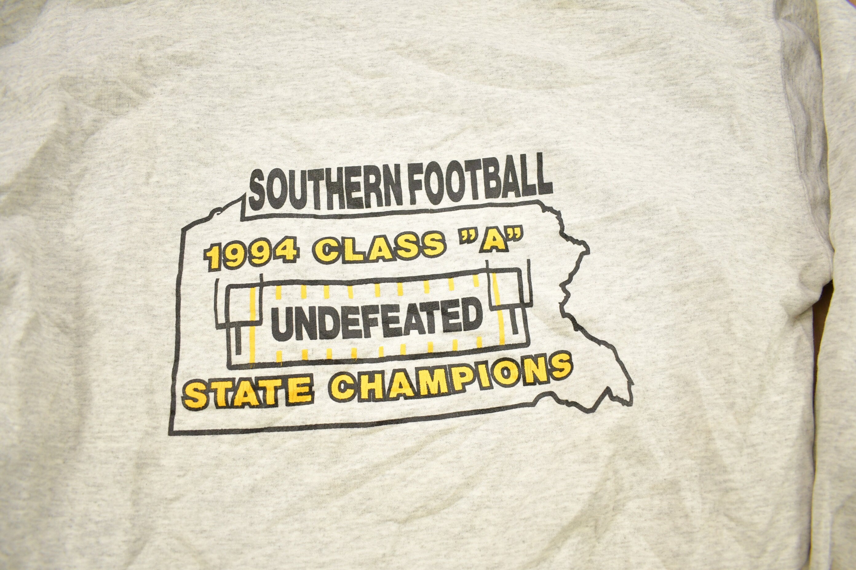 Vintage 1994 Tigers Southern Football State Champions Ring Crewneck Sweatshirt