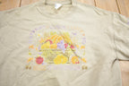 Vintage 1990s Harvest Gods Love To Share With Others Cute Crewneck Sweater