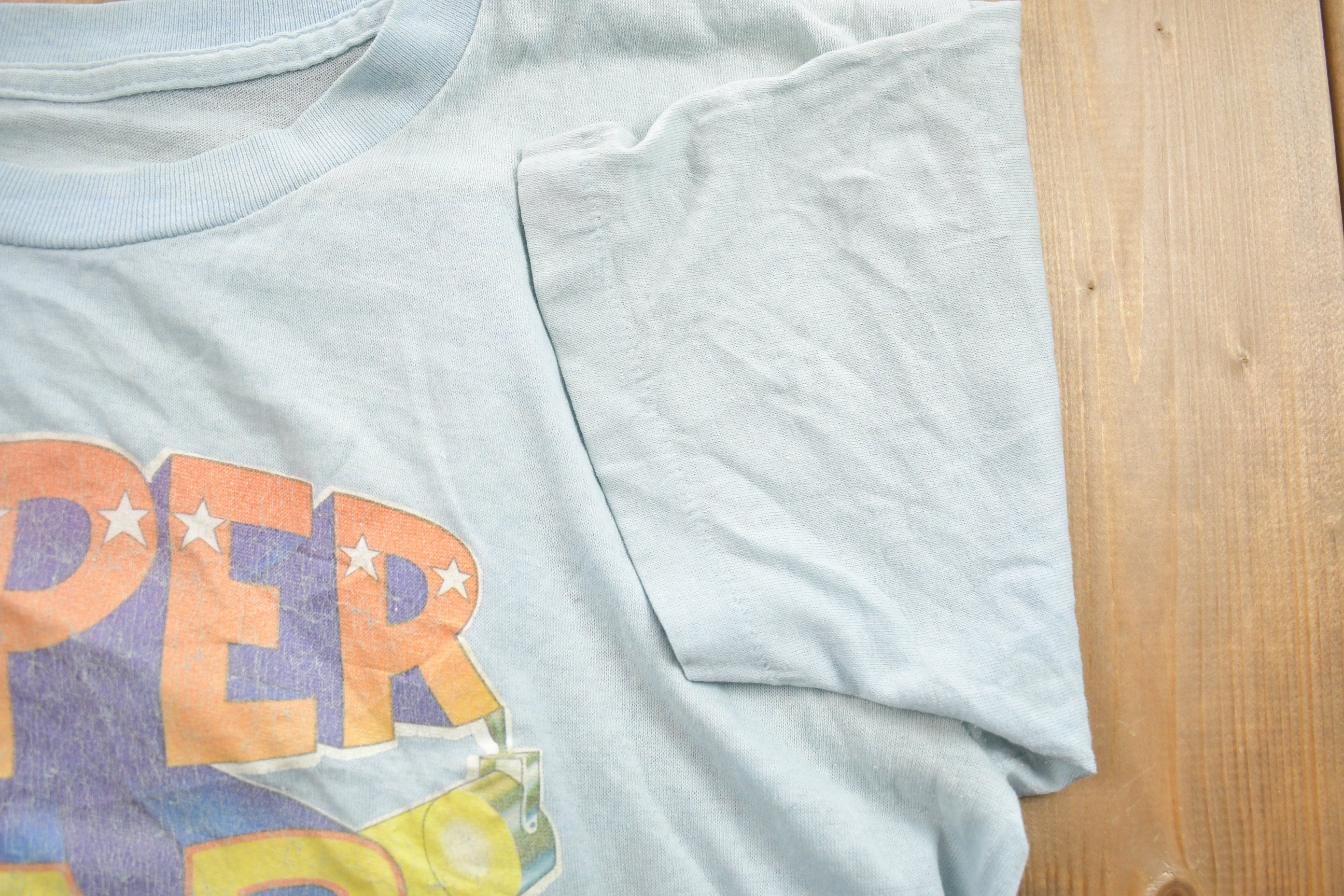 Vintage 1990s Super Dad Graphic T-Shirt