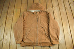 Vintage 2000s Lee Hooded Sherpa Lined Jacket Mens XL