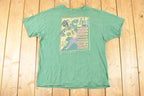 Vintage 1990s New Orleans Jazz And Heritage Festival Souvenir Travel T-Shirt Men's L